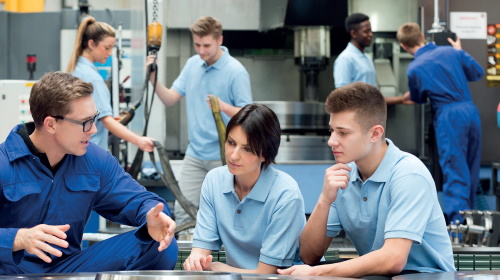 This image: an illustrative photo of a team in a working environment.
						The map: on the satellite mapping we have displayed the illustrative masterplan
						with pop-up markers informing you on the social value strategy.